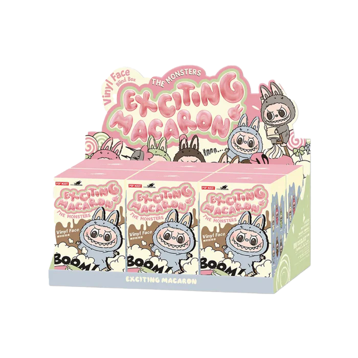 Pop Mart Labubu The Monsters Tasty Macarons Vinyl Face Blind Box