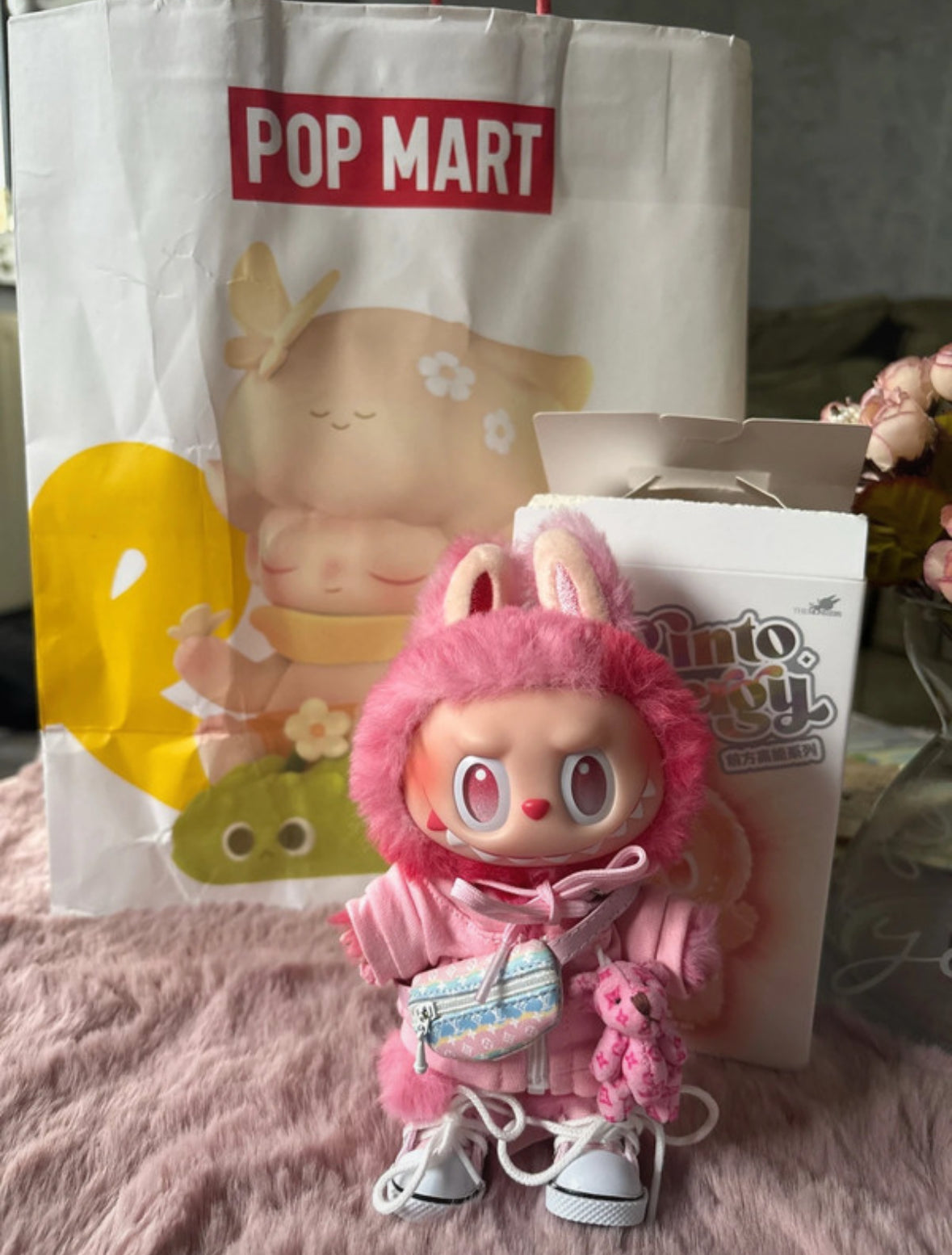 Labubu Pink designer  Winter costume