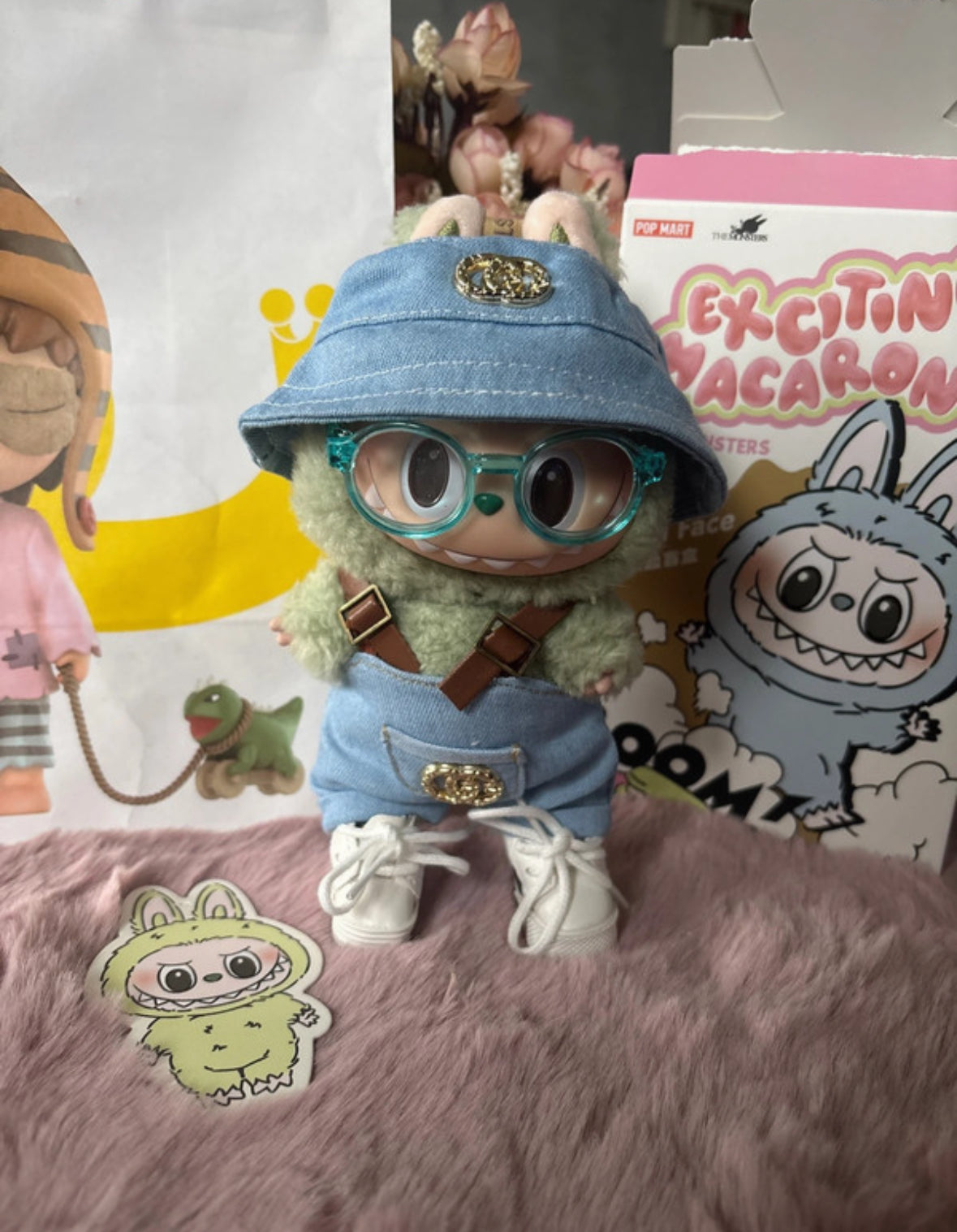 Labubu   designer costume with hats