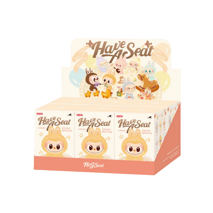 Pop Mart THE MONSTERS Labubu - Have a Seat Vinyl Plush Blind Box