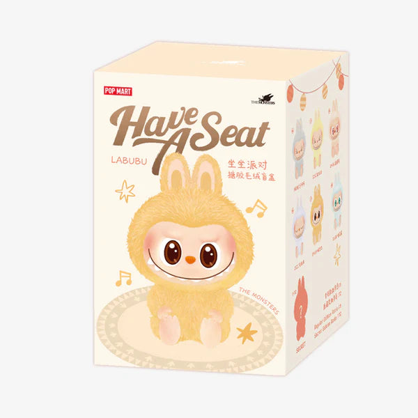 Pop Mart THE MONSTERS Labubu - Have a Seat Vinyl Plush Blind Box